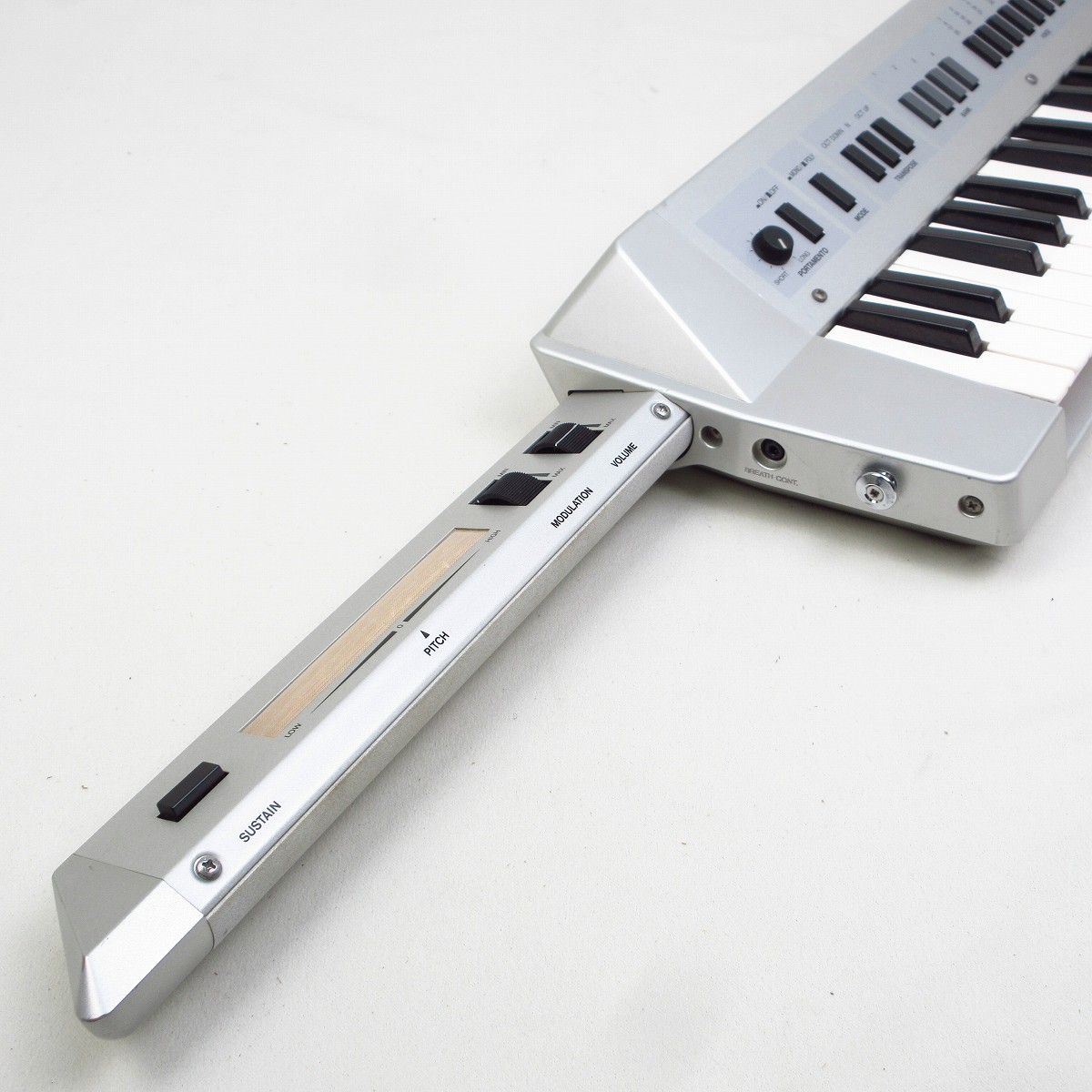 【超お値引き中】レアYAMAHA R&Dストラップ付！KX5 シンセサイザー 中古】YAMAHA / KX5 -SLIVER- 