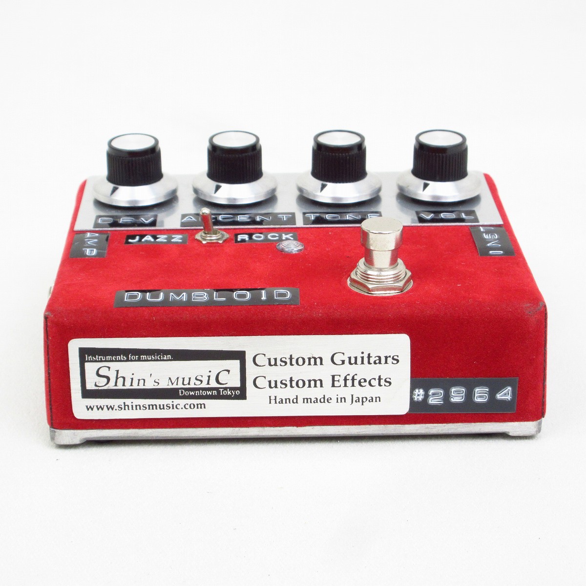 祝日割引　Dumbloid オーバードライブ100台限定　中古美品 shin's music DUMBLOID Over Drive Special Red Suede ｜イケベ