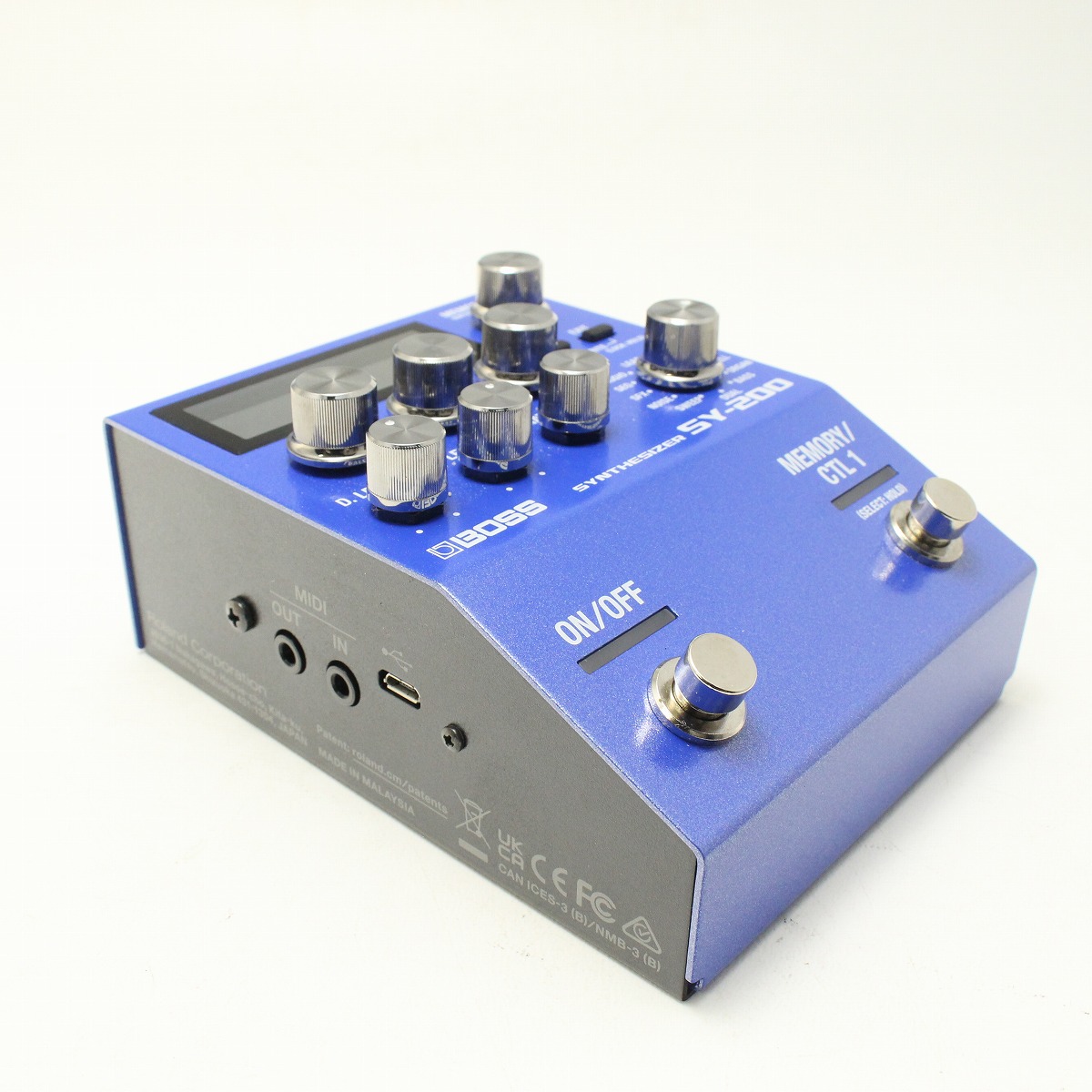 中古　BOSS SY-200 シンセサイザーエフェクター BOSS SY-200 Synthesizer - 専用のピックアップを必要とせず