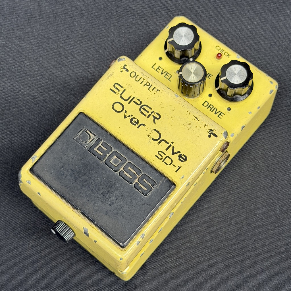 日本製 BOSS SD-1 NEC C4558C搭載 81年 BOSS SD-1 SUPER Over Drive (JAPAN/NEC C4558C)（ビンテージ