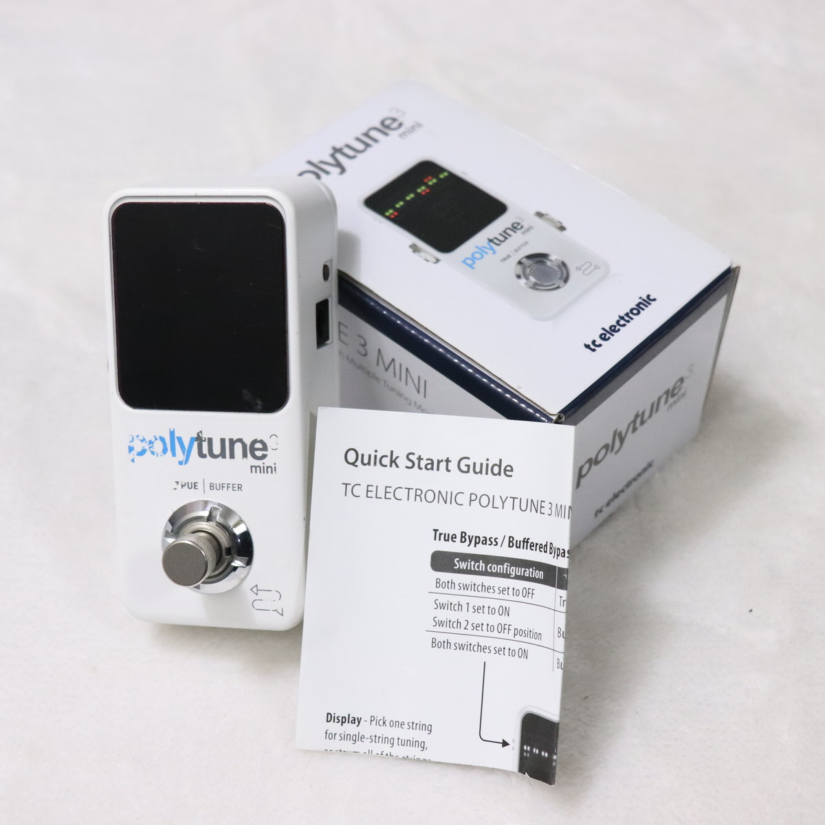 tc electronic polytune 3 mini【美品】 TC Electronic Polytune 3 Mini สต็อกแน่น พร้อมส่ง - CT Music