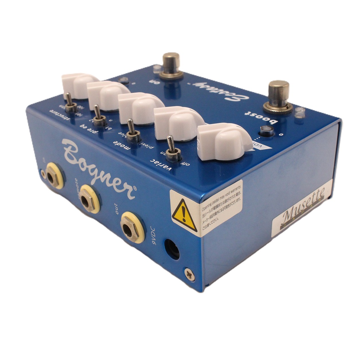 Bogner Pedal Ecstasy Blue ギター用エフェクター Amazon.com: Bogner Ecstasy Blue Mini Overdrive Pedal