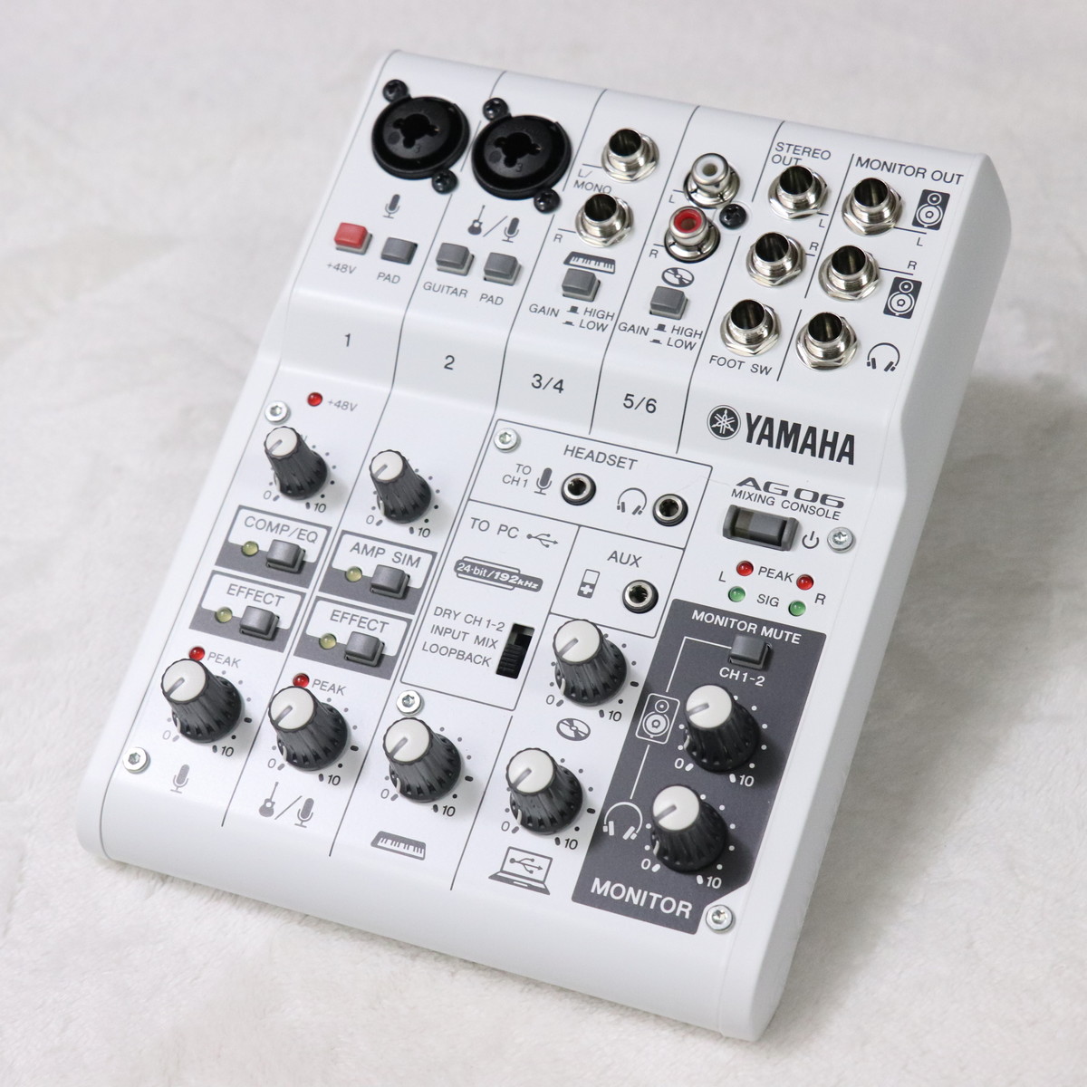 美品中古Yamaha AG06 USBオーディオインターフェース 動作品 美品Yamaha AG06 USBオーディオインターフェース 動作品