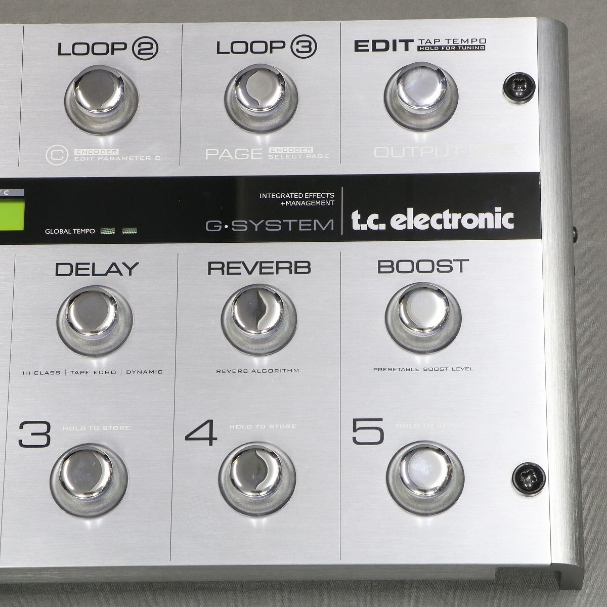【ジャンク】 tc electronic G-System マルチエフェクター TC Electronic G-SYSTEM - TC electronicの高音質な空間系