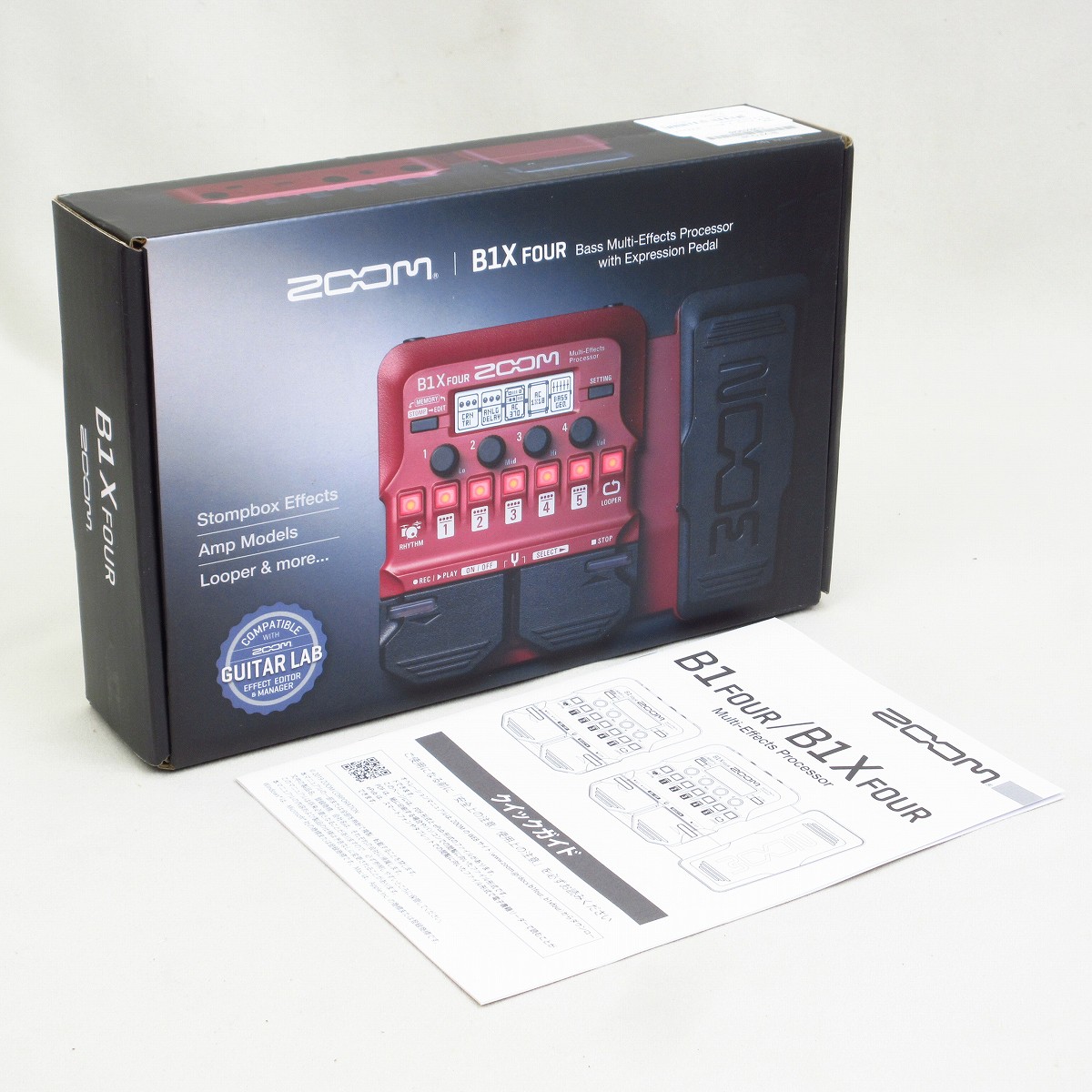 【中古】zoom B1X FOUR　ベース　マルチエフェクター レビュー記事】話題のZOOM「B1 FOUR/B1X FOUR」を試してみました