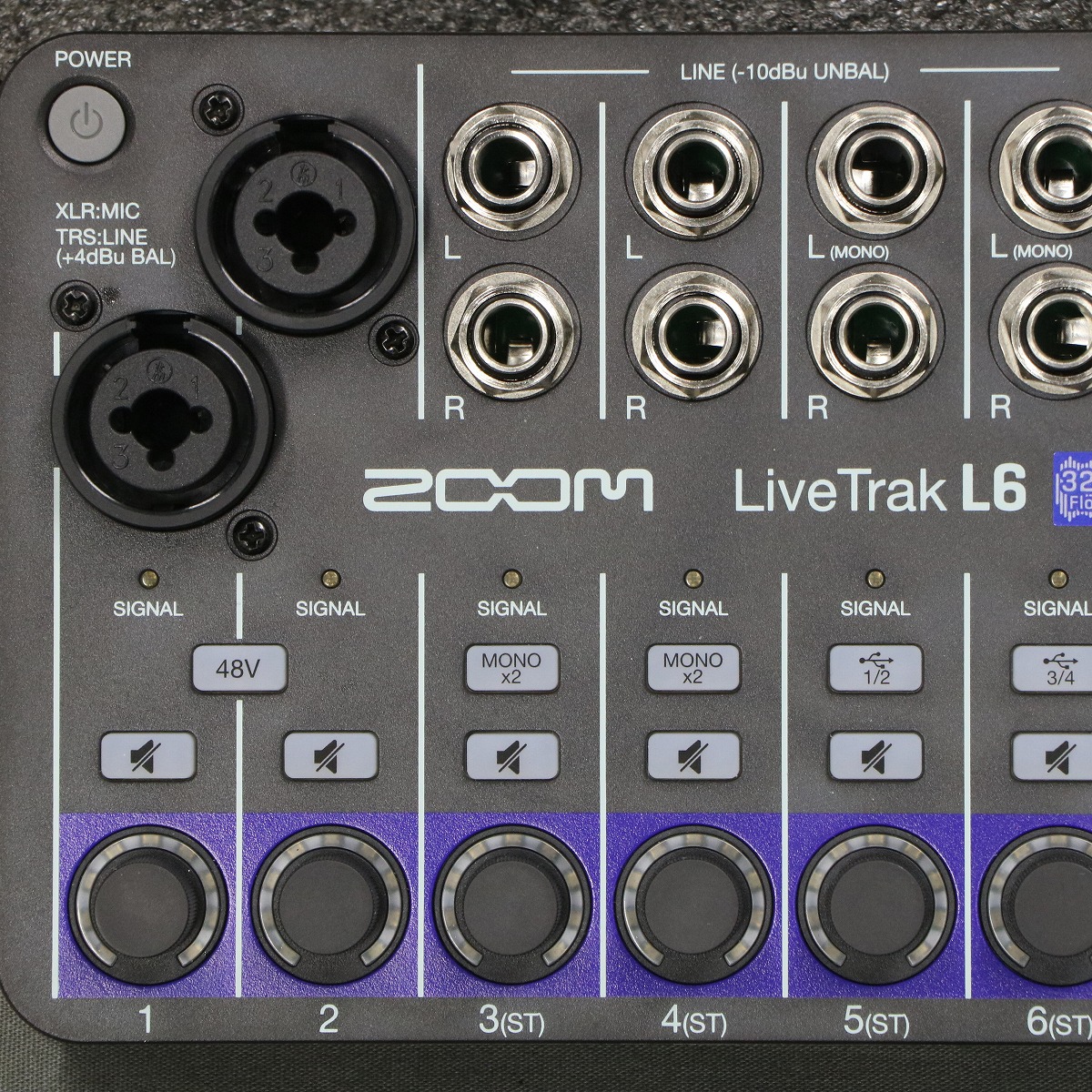 【中古】ZOOM LiveTrak L6 デジタルミキサー ZOOM LiveTrak L-6 | 世界初のデュアルAD回路と32bitフロート