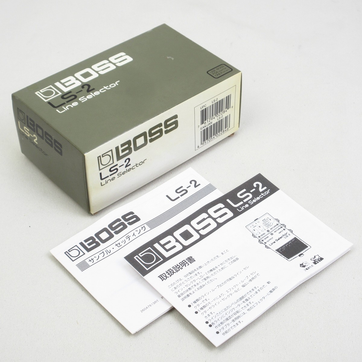BOSS LS-2 ラインセレクター　箱、取説付き　中古 BOSS LS-2 ラインセレクター 箱、取説付き 中古 2025年最新