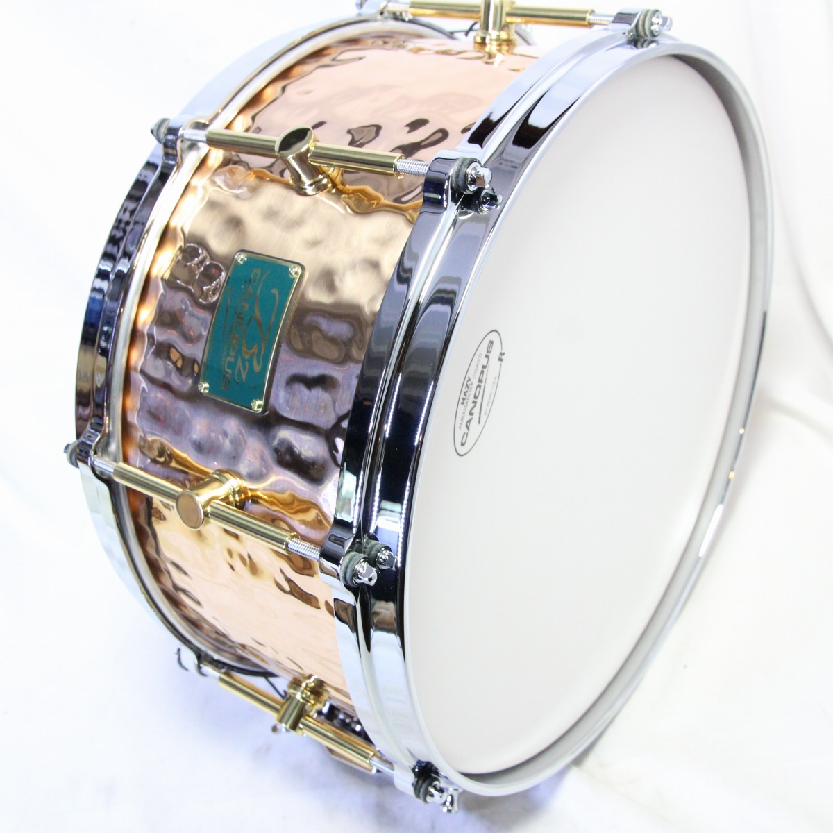 CANOPUS / HBZ-1465 Hammered Bronze Snare Drum 14x6.5 カノウプス 