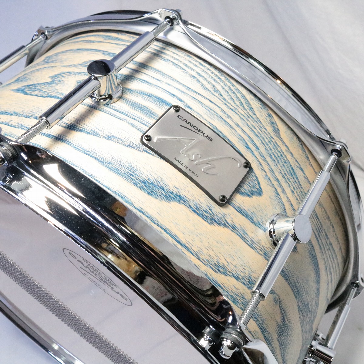 CANOPUS / AH-1465 ASH Snare Drum 14x6.5 Blue Storm Oil カノウプス