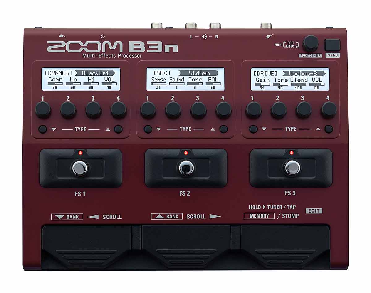 zoom マルチエフェクター　ベース用 ZOOM / B3N ベース用 マルチエフェクター | イシバシ楽器