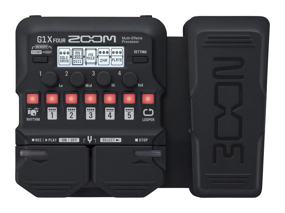 ZOOM / G1X FOUR 【電池駆動可能】【リズム/ルーパー機能搭載