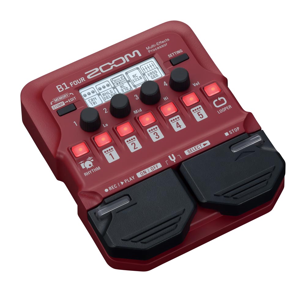 ZOOM B1 FOUR Multi-Effects Processor