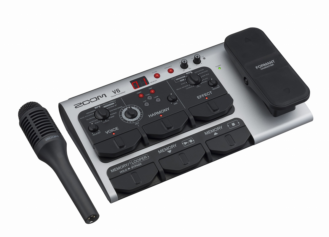 ZOOM / V6 ズーム ボーカル用プロセッサ ボーカルエフェクター