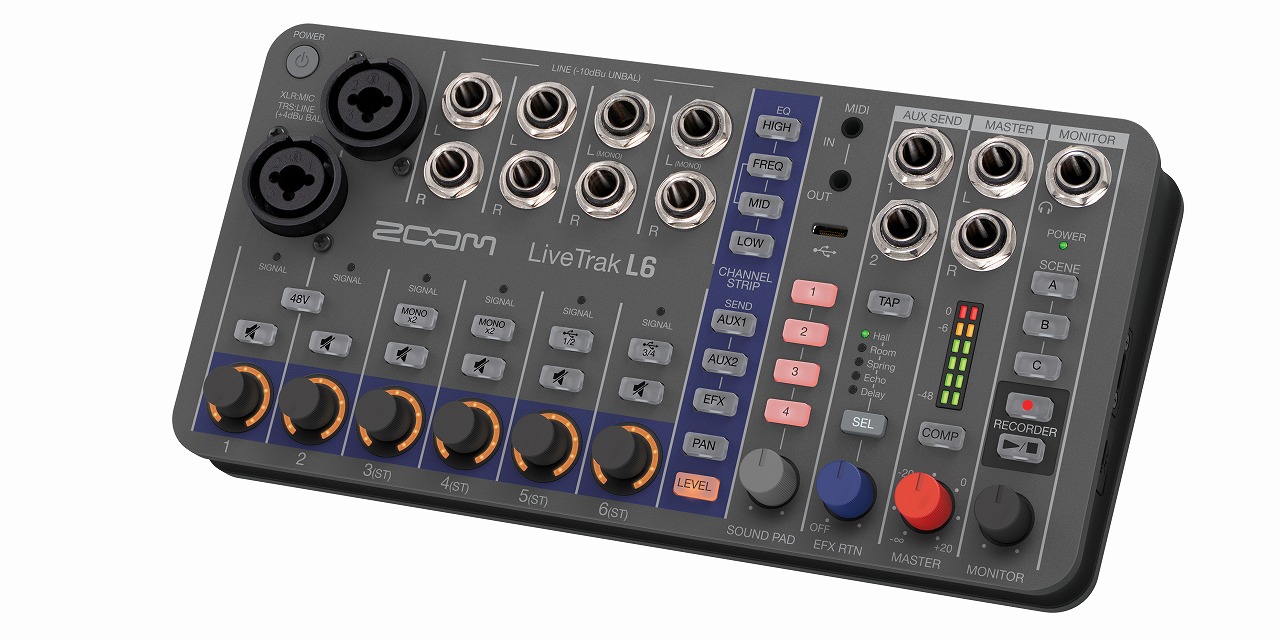 ZOOM ( ズーム ) / LiveTrak L6 ZOOM ズーム / LiveTrak L6 デジタルミキサー＆レコーダー