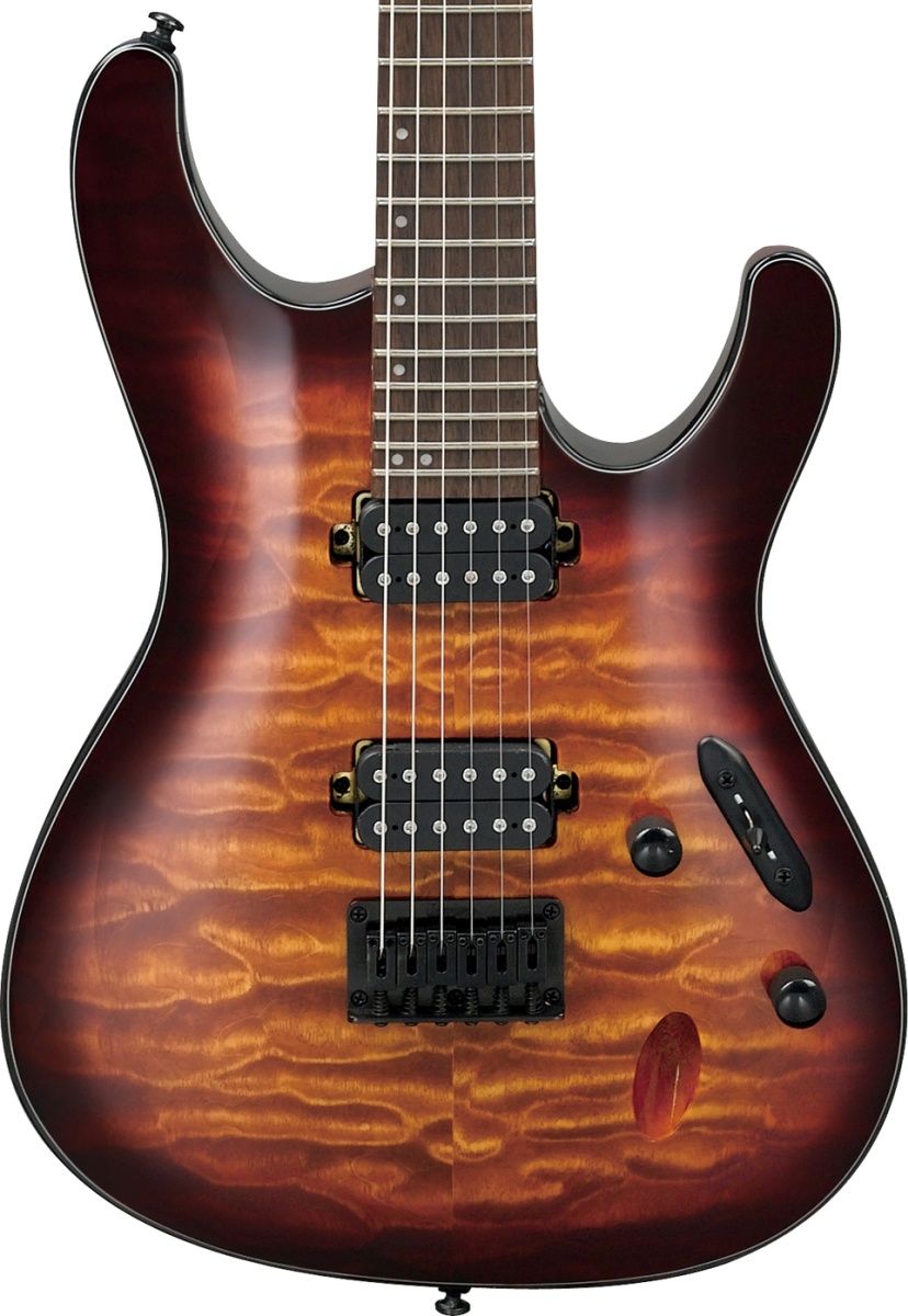 Ibanez S621QM エレキギター キルトメイプル 6弦 ハムバッカー NAMM2018:エレキギター】-Ibanez- キルトメイプルTOP & グロス