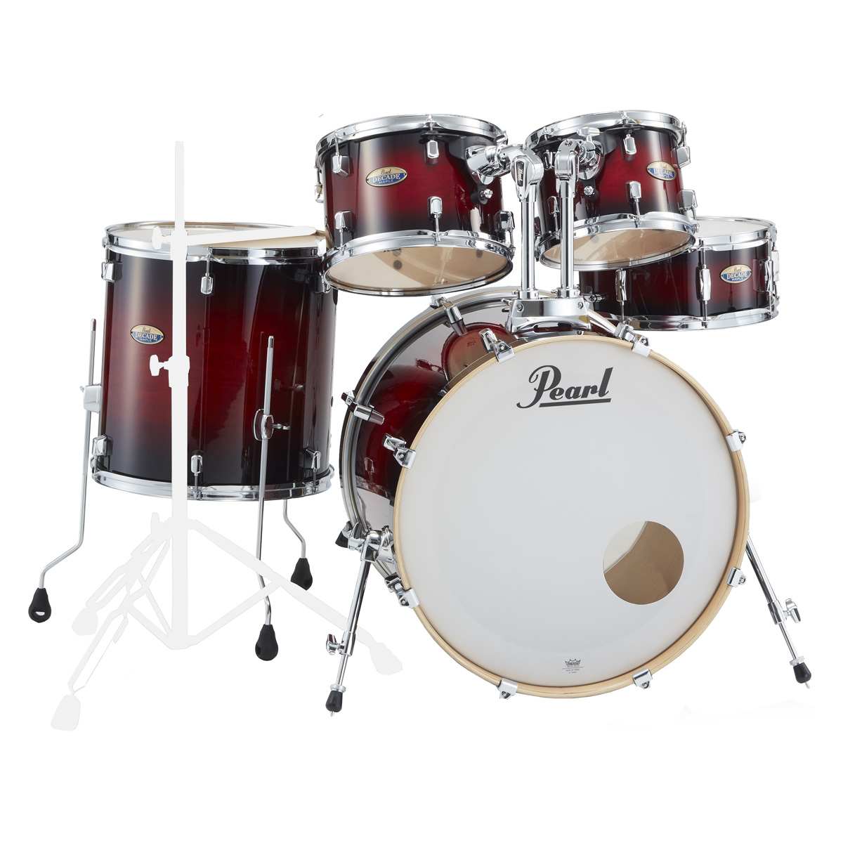 Pearl / DMP925SP/C 261(Gloss Deep Red Burst) DECADE MAPLE ドラムシェルパック【お取り寄せ商品】