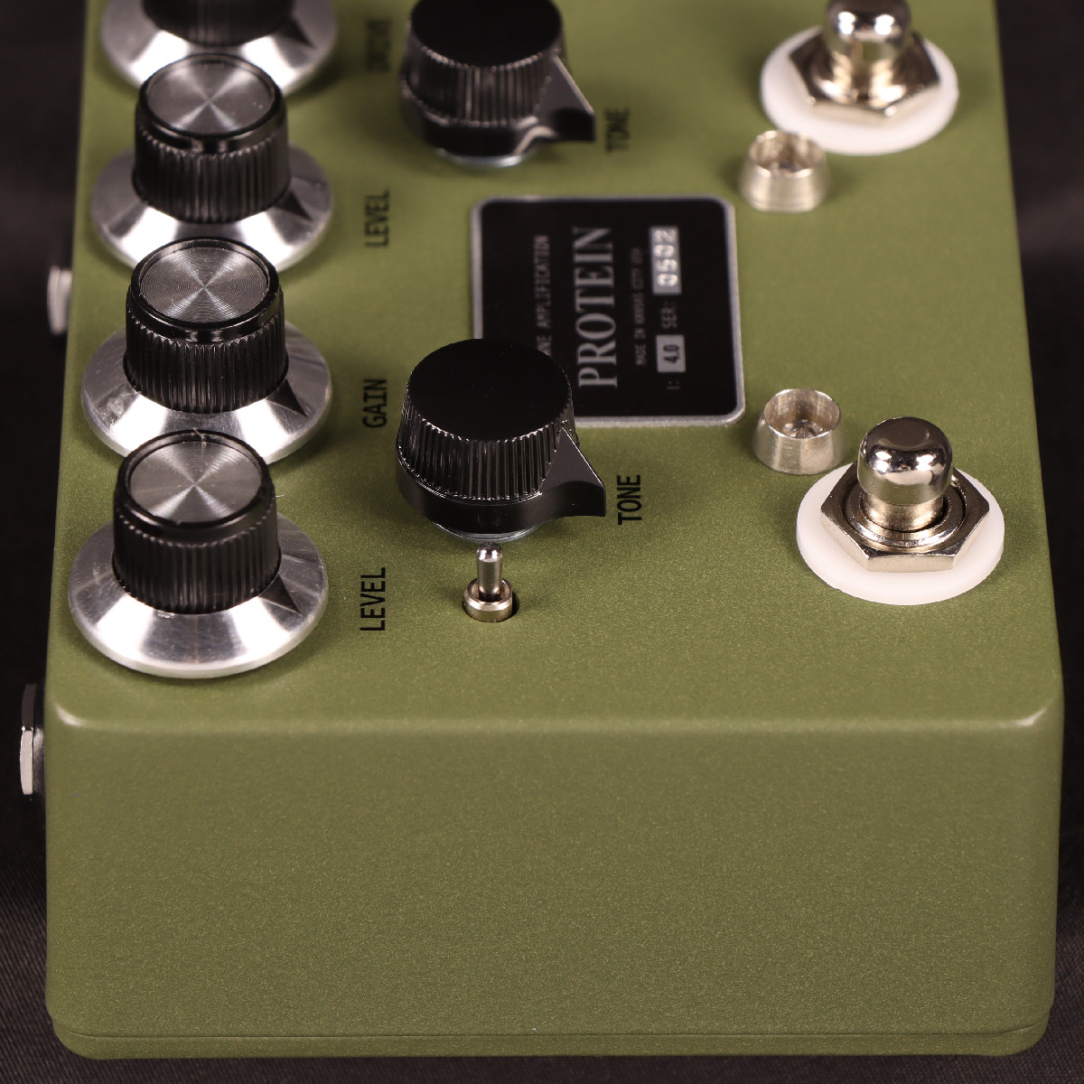 PROTEIN （中国製コピー）　プロテイン　オーバードライブ BROWNE AMPLIFICATION / Protein Dual Overdrive V4 Green