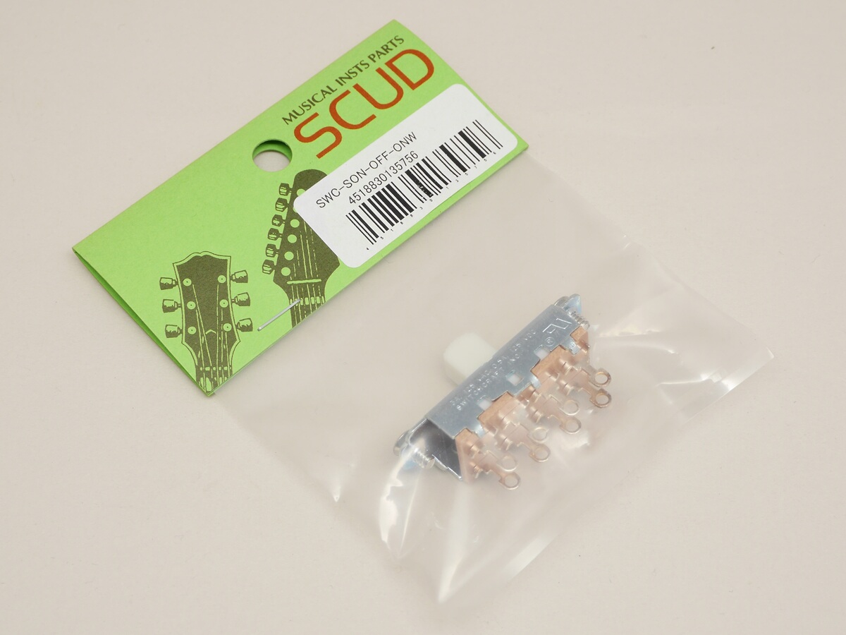 メイルオーダー SCUD Switchcraft SWC-SON-OFF-ONW スライドスイッチ ホワイト qdtek.vn