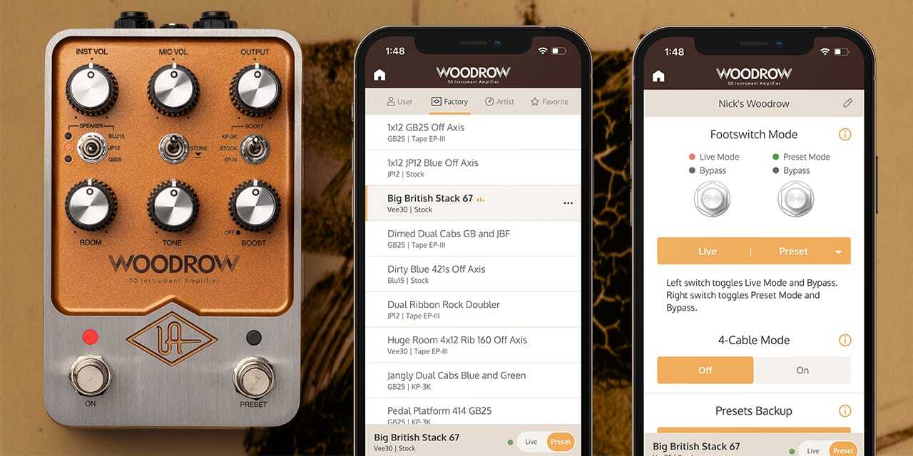 アンプ・エフェクターセール品》Universal Audio / UAFX Woodrow