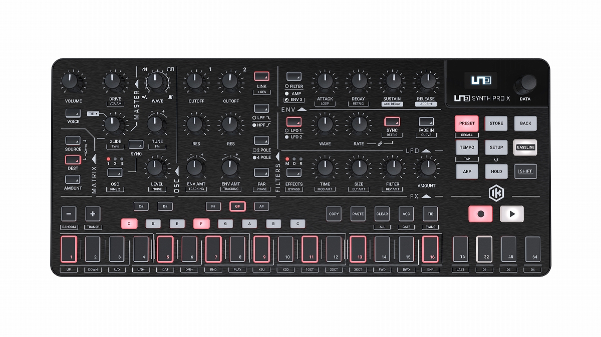 IK Multimedia / UNO Synth Pro X パラフォニック デュアルフィルター アナロ グ シンセサイザー【お取り寄せ商品】