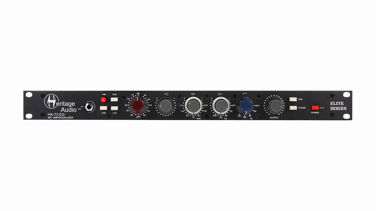 配信機器・PA機器・レコーディング機器 HERITAGE AUDIO HA73X2 Elite HA73EQX2 Elite - Heritage Audio | Hookup, Inc.