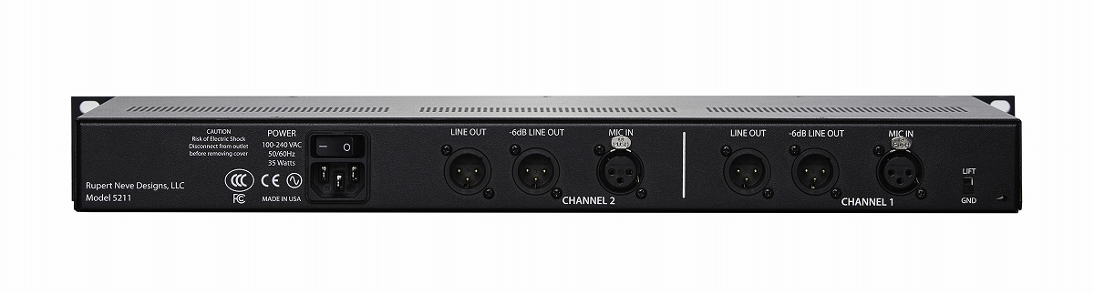 rupert neve design 5211 新品 The 5211 2-Channel Mic Preamp — Rupert Neve Designs