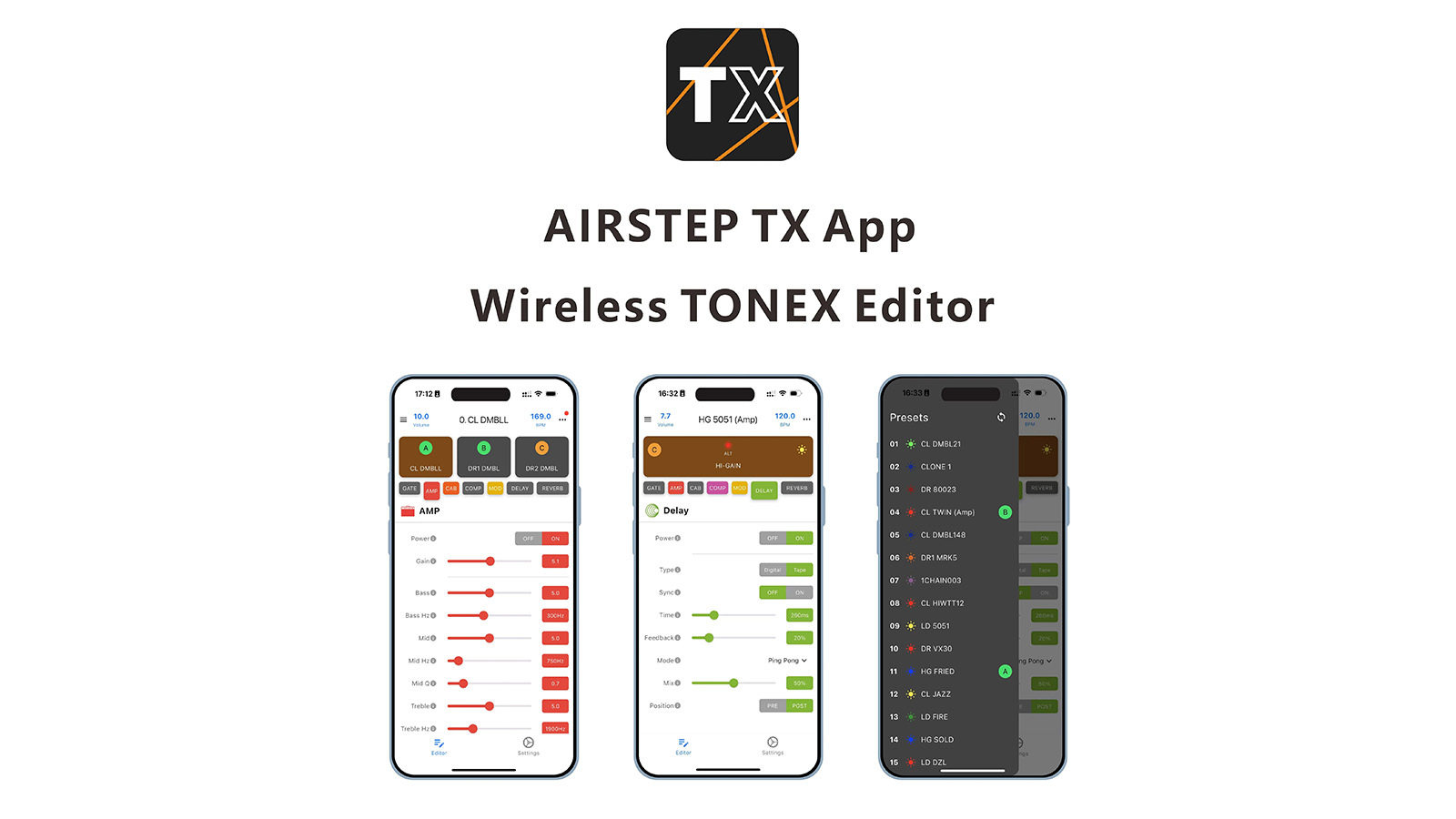 数量限定バンドルセット】XSONIC / AIRSTEP TX + TONEX Pedal