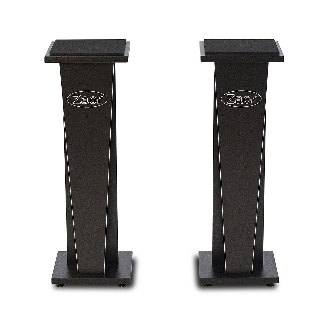 スピーカー・ウーファー Vintagelove Zaor MIZA V-StandV42Black Zaor / MIZA V-Stand V42 (pair) Black スピーカースタンド【お