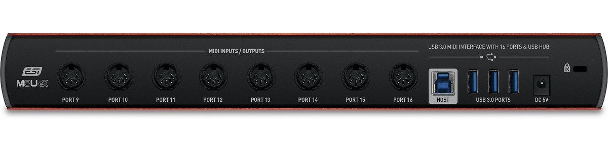 ESI Audiotechnik イーエスアイ M8U eX 16ポートUSB 3.0 MIDIインターフェース【お取り寄せ商品】 イシバシ楽器