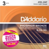 D'addario / EJ15-3DBP Extra Light [3åȥѥå󥰥ѥå2åʬ!]