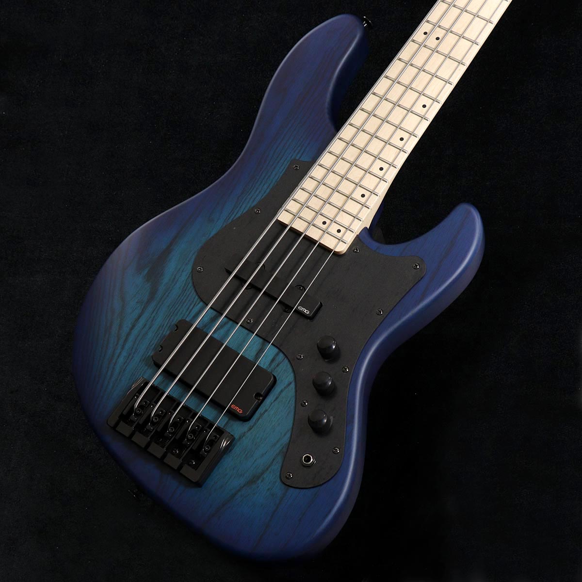 FGN / J-Standard Mighty Jazz5 Maple Fingerboard See Thru Blue Burst  フジゲン【5弦ベース】