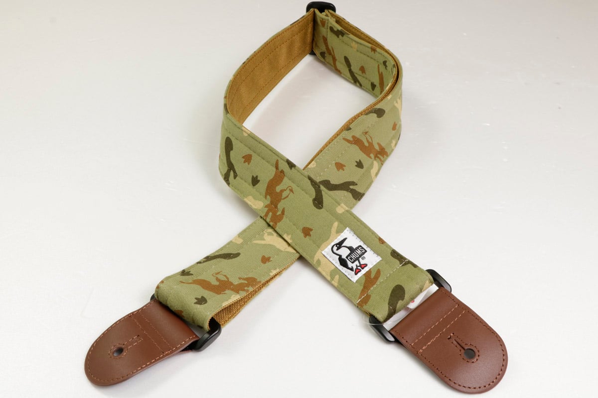 CHUMS GUITAR STRAP SWEAT NYLON NATURE BOOBY CAMO ギターストラップ イシバシ楽器