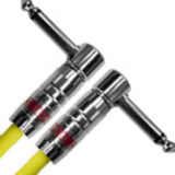 Providence / Light Edition Silver Link Guitar Cable LE501 Patch 0.15m LL Yellow