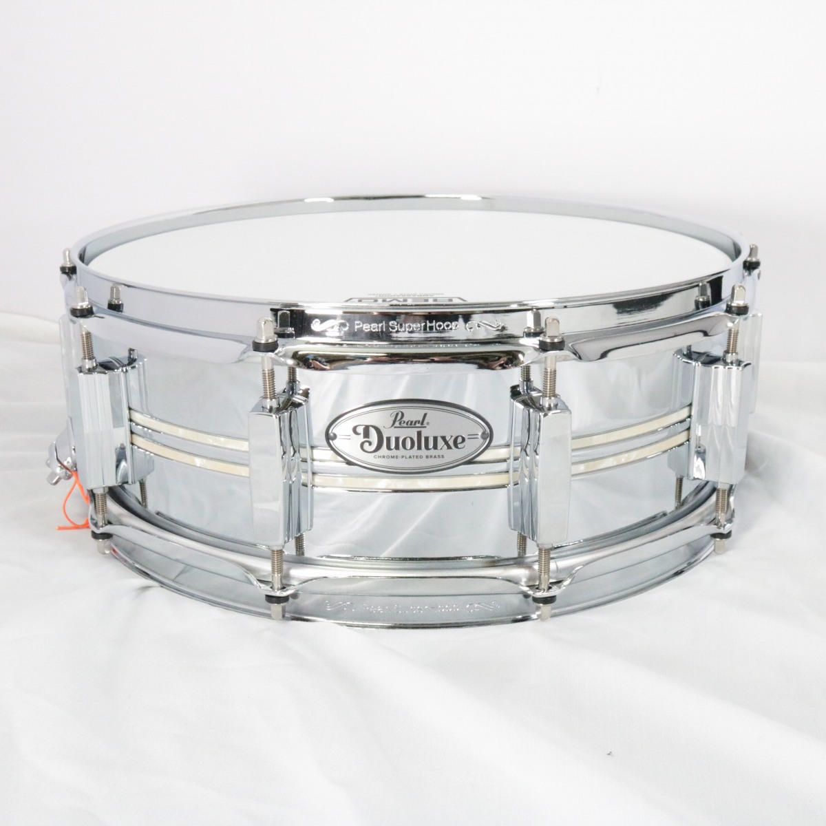 PEARL / Duoluxe DUX1450BR 14x5 Chrome Over Brass Snare Drum ソフト