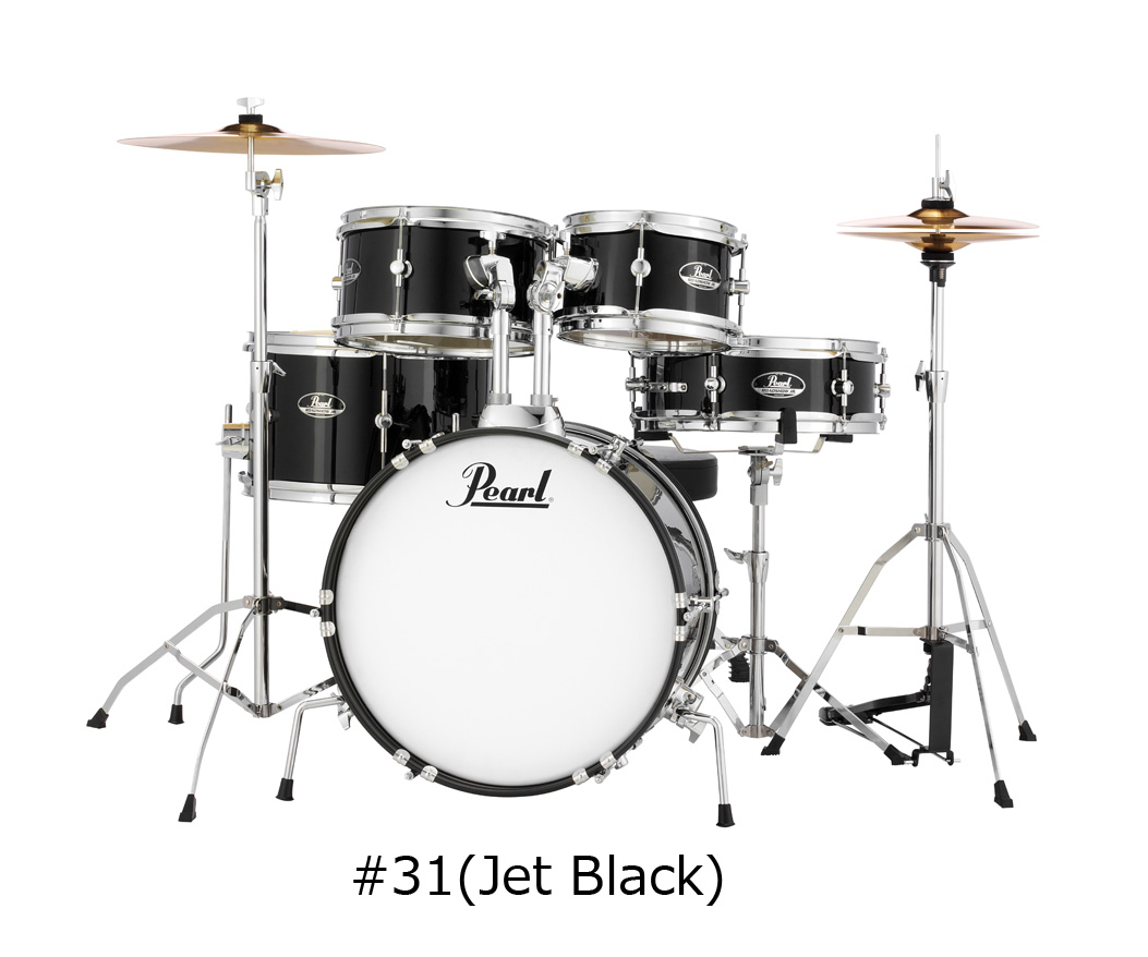 トラジャグッズセット Pearl / RSJ465/C 31-Jet Black オールインワン・キッズ用ドラム