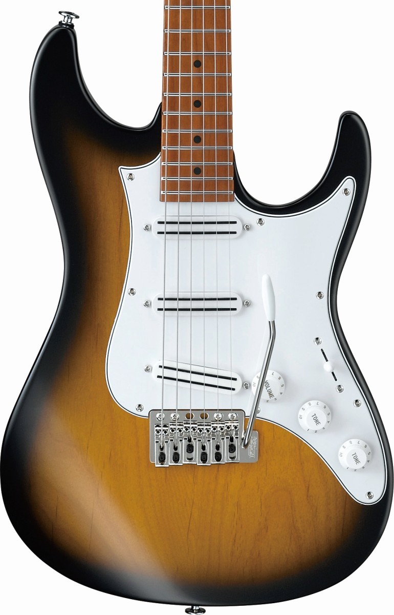 Ibanez / Prestige ATZ100-SBT (Sunburst Flat) Andy Timmons 