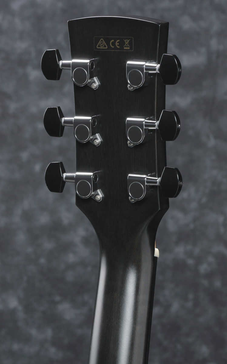 Ibanez / AC429E-OTB (Open Pore Transparent Black Semi Gloss