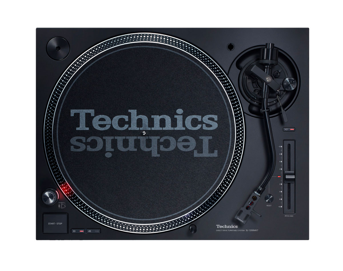 Technics　SL-1200MK7-K　イシバシ楽器　Black　ダイレクトドライブターンテーブルシステム