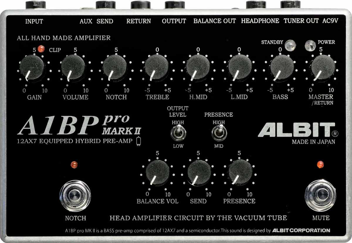 ALBIT / A1BP pro MARK II BASS PRE-AMP アルビット ベースプリアンプ 【お取り寄せ商品】