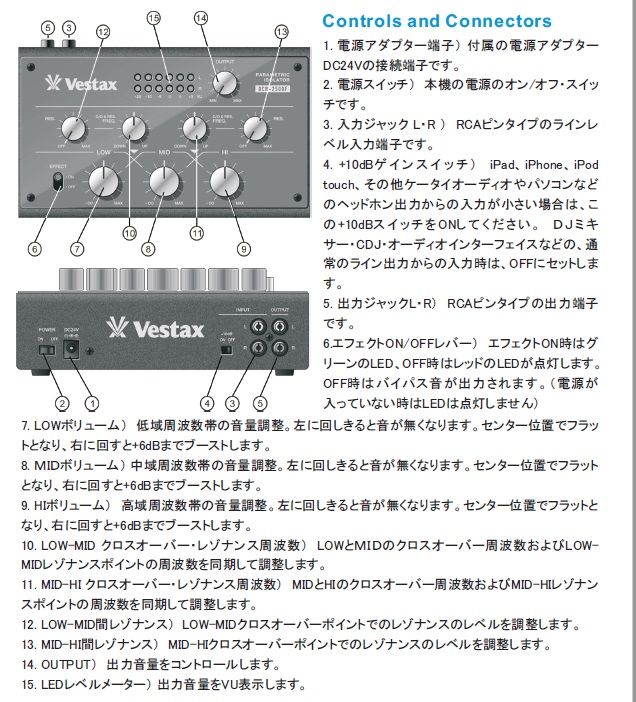 注目の福袋！ VESTAX DCR-1200 VESTAX アイソレーター（ベスタクス DCR-2500F DJ機材