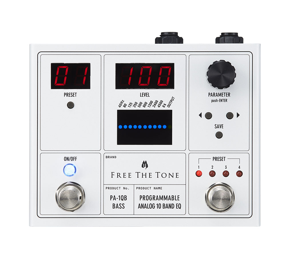 FREE THE TONE PA-1QB PROGRAMMABLE ANALOG 10 BAND EQ ベース用 イコライザー イシバシ楽器