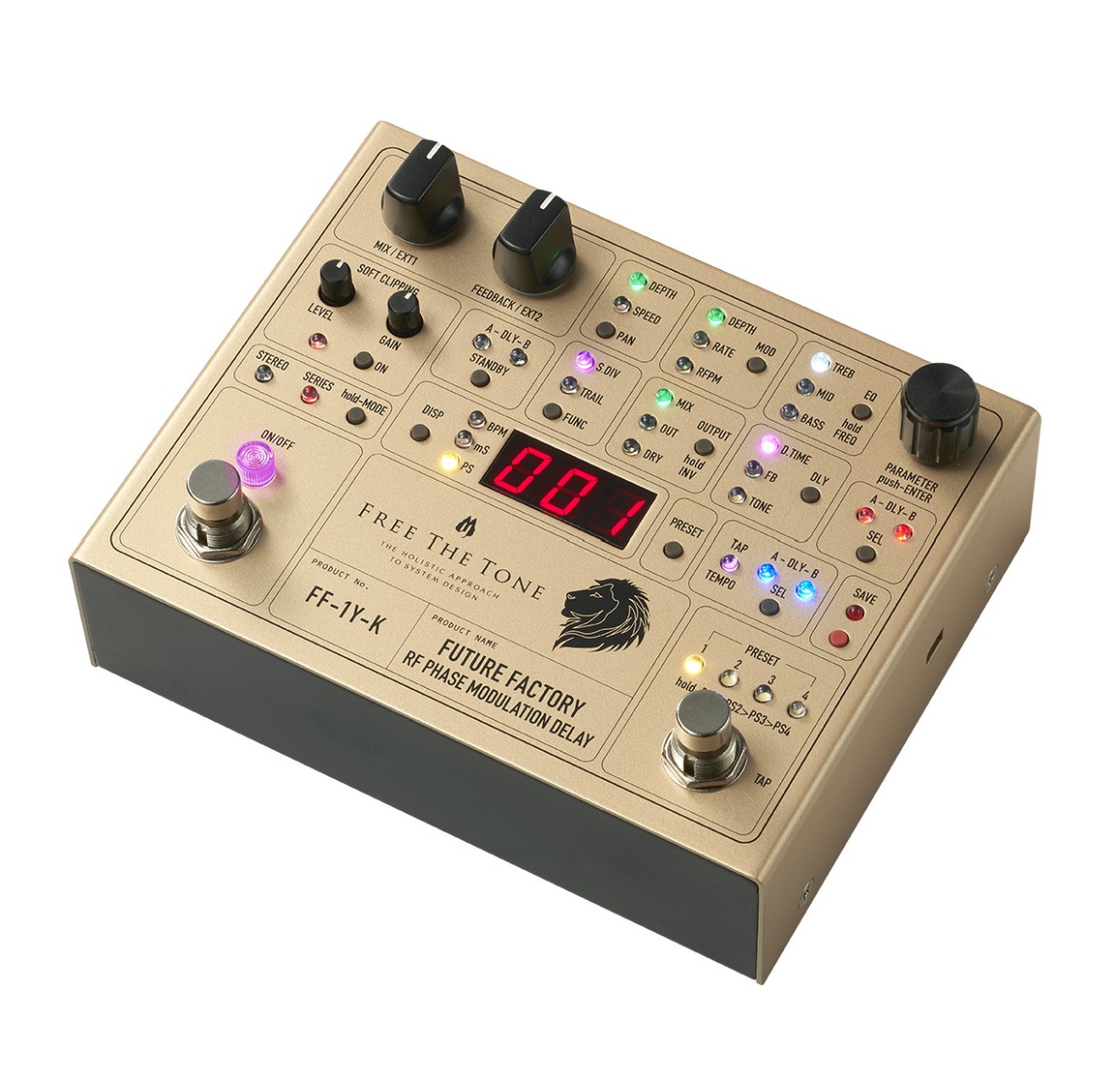 Free The Tone / FUTURE FACTORY FF-1Y-K Ken（L’Arc~en~Ciel）シグネチャーモデル  【期間限定完全受注生産品】 フリーザトーン エフェクター