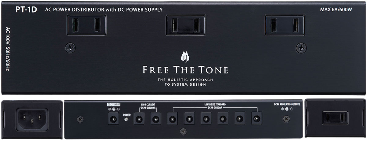 Free The Tone / PT-1D AC Power Distributor with DC Power Supply
