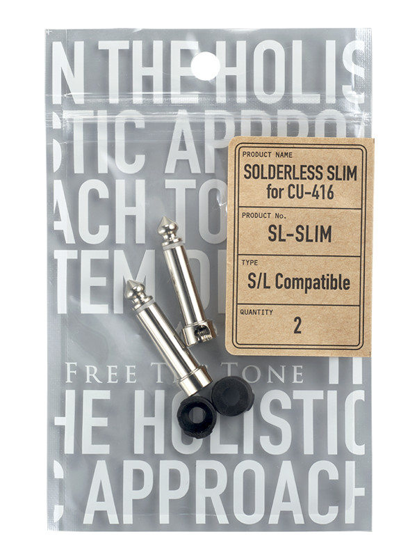 Free The Tone / SL-SLIM-2P Solderless Slim Plug CU-416用 フリーザトーン
