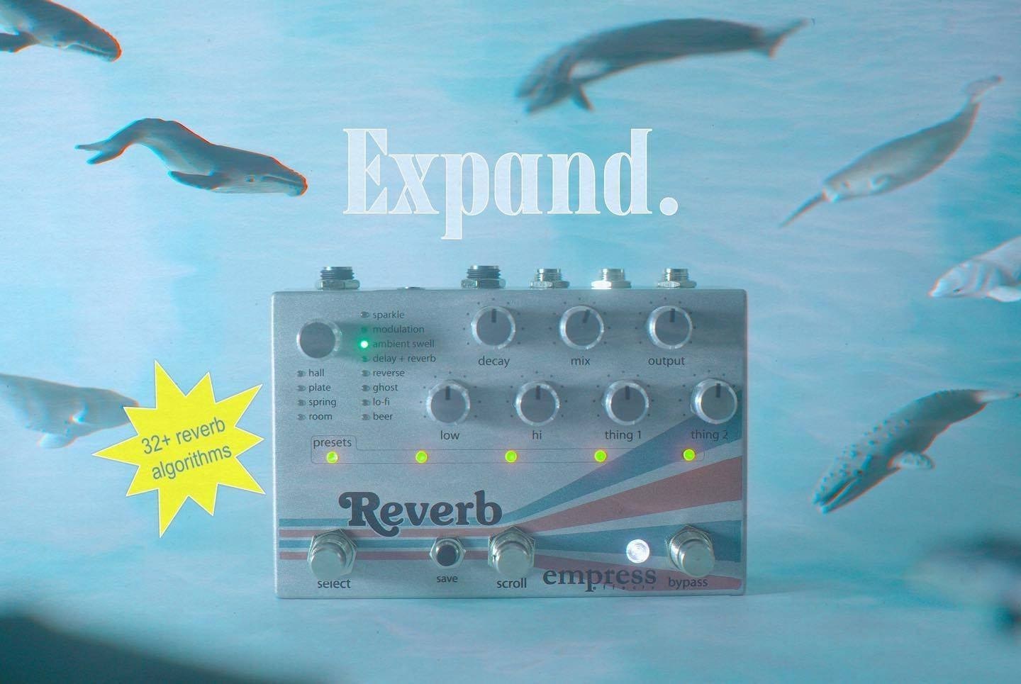 Empress Effects / Reverb Multi Mode Stereo Reverb リバーブ