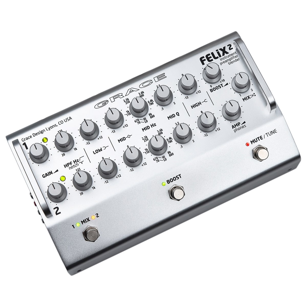 Grace Design FELIX (初期)楽器用インストゥルメントブレンダー Grace Design / FELiX2 2ch Instrument Preamp/Blender/EQ/DI