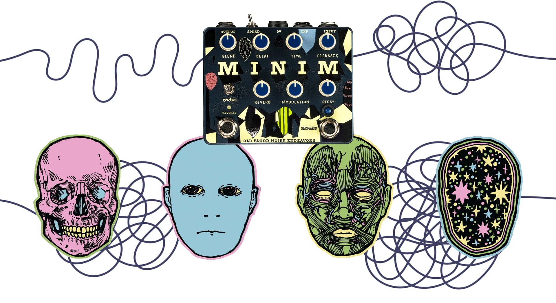 Old Blood Noise Endeavors / MINIM Immediate Ambient Machine OBNE ディレイ リバーブ