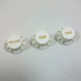 Montreux / Strat 1V2T knob set Aged White (8571)