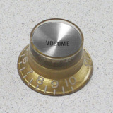 Montreux / 8857 Metric Reflector Knob Volume Gold (Silver Top) ߥꥵ