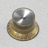 Montreux / 8858 Metric Reflector Knob Tone Gold (Silver Top)ߥꥵ